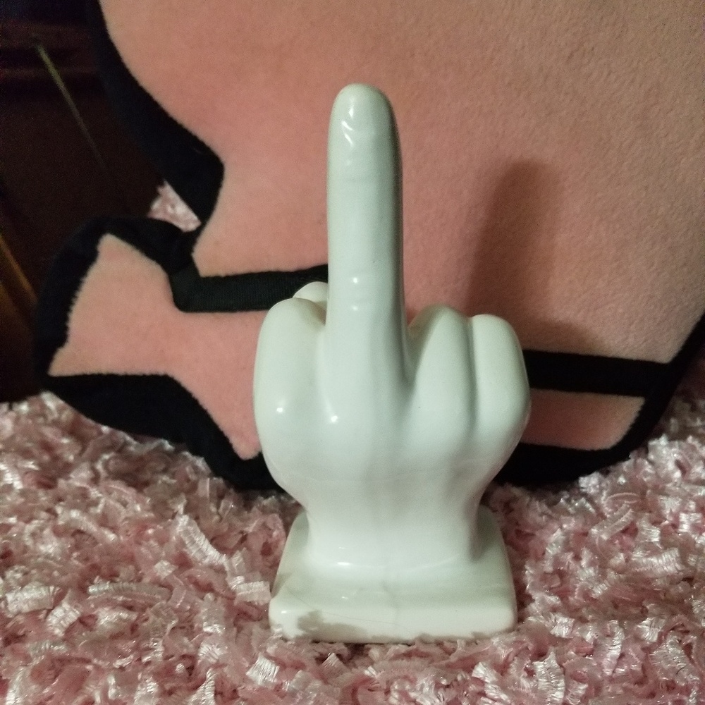 Middle Finger Ring/ Bracelet holder